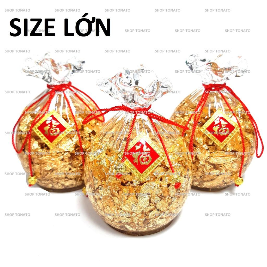 TÚI TIỀN VÀNG PHONG THỦY 01 CAO 12CM