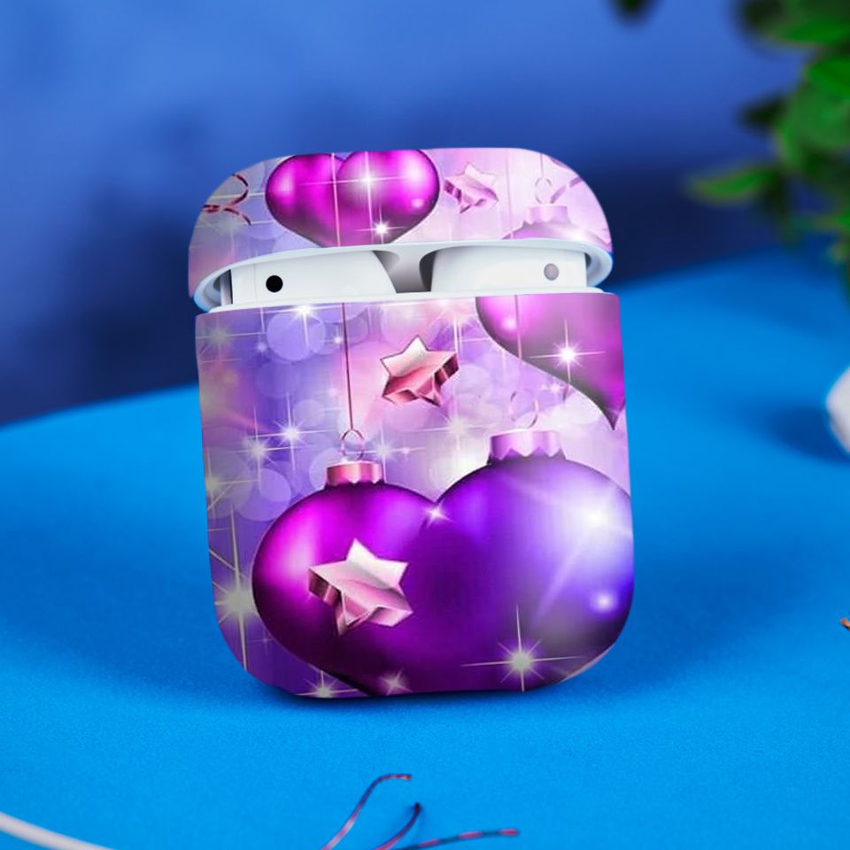 Miếng dán skin chống bẩn cho tai nghe AirPods in hình Họa tiết - HTx088 (bản không dây 1 và 2)