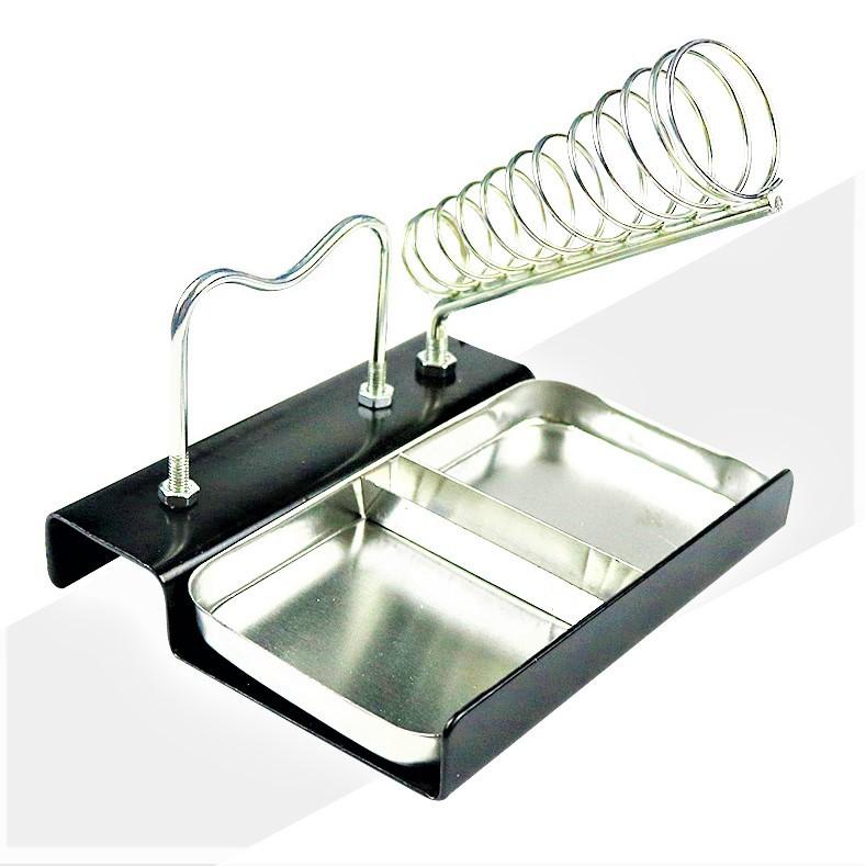 ĐẾ GÁC MỎ HÀN 2 KHAY TẢN NHIỆT ĐỰNG LINH KIỆN INNOX CHỐNG GHỈ - BẢO HÀNH 24 THÁNG