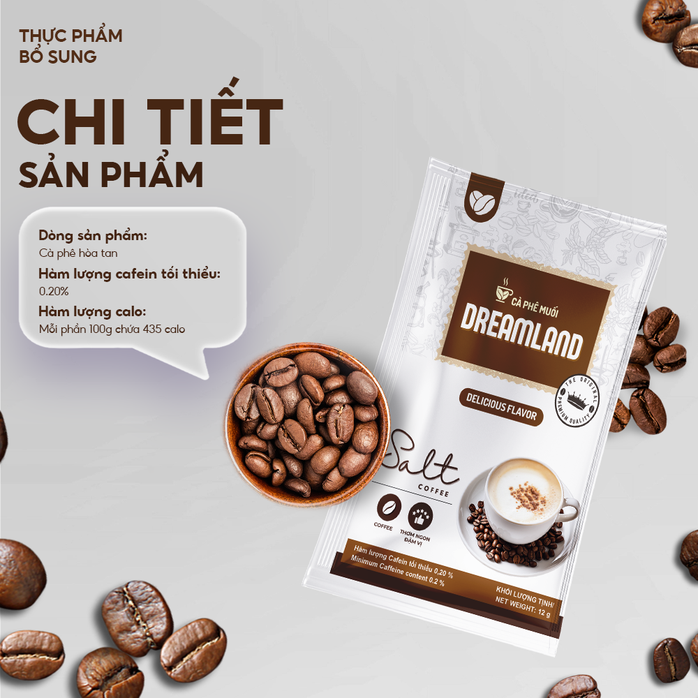 CÀ PHÊ MUỐI DREAMLAND - CHÍNH HÃNG BẢO LONG