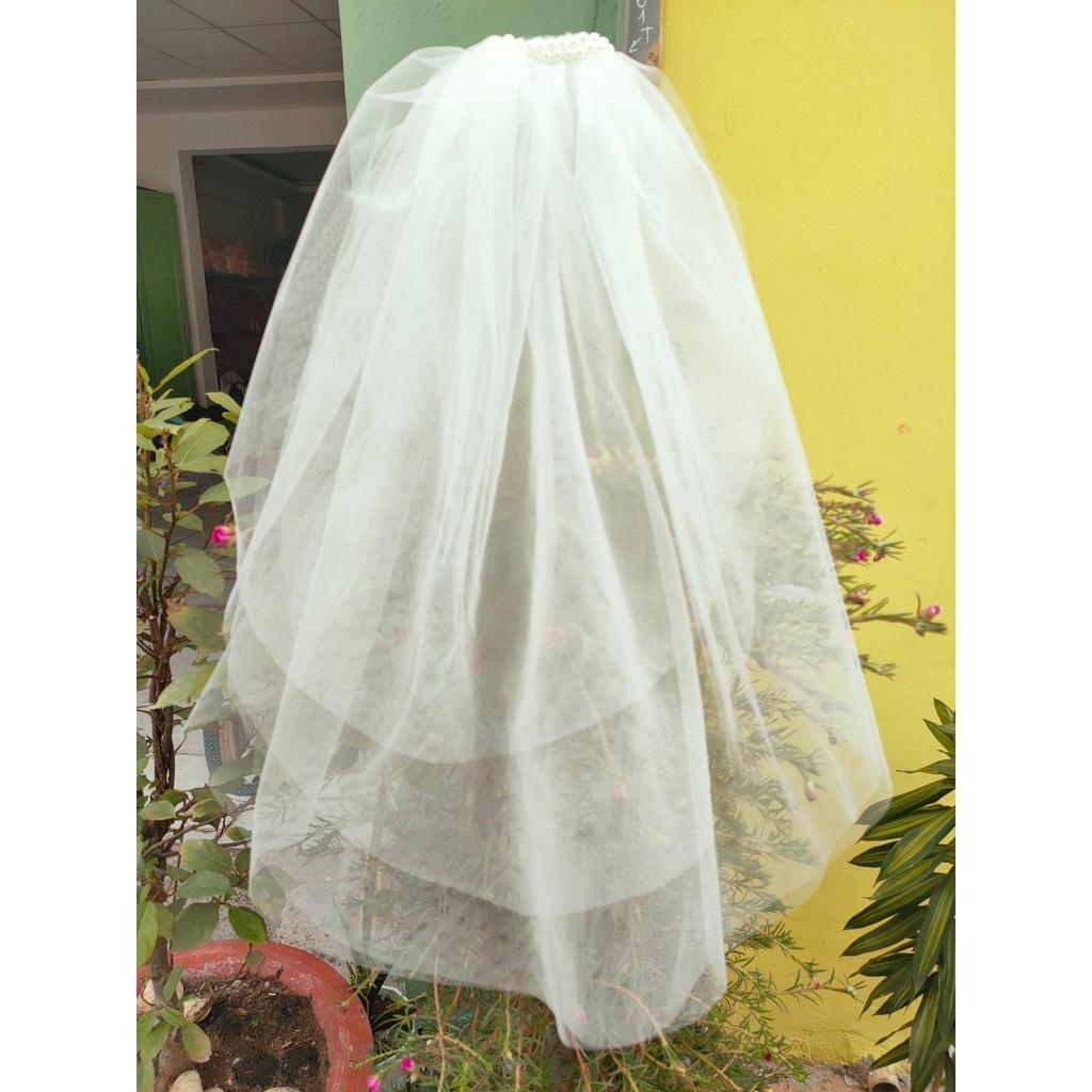 Lúp cô dâu cho bé gái , lúp đội đầu cho bé , mấn đội đầu cô dâu cho bé