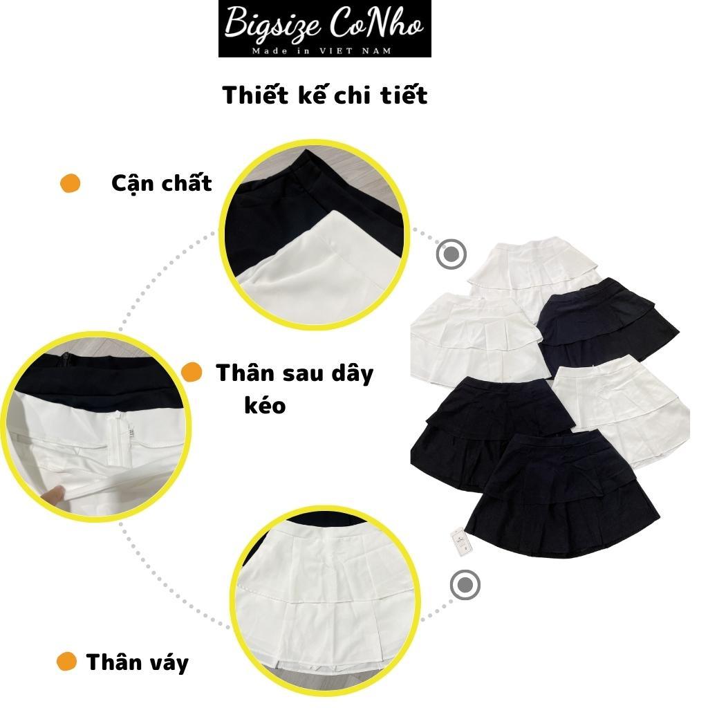 Chân váy bigsize, Chân váy xếp ly bigsize CV9