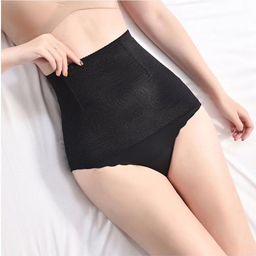 Quần Lót Gen Bụng Sattin Lạnh Cạp Cao Chống Cuộn Chống Gập Hàng Quảng Châu Cao Cấp |Quần gen bụng Hàn Quốc su lạnh
