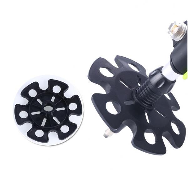 4pcs Replacement Rubber Snowflake Snow Basket + Hiking Trekking Poles Cap