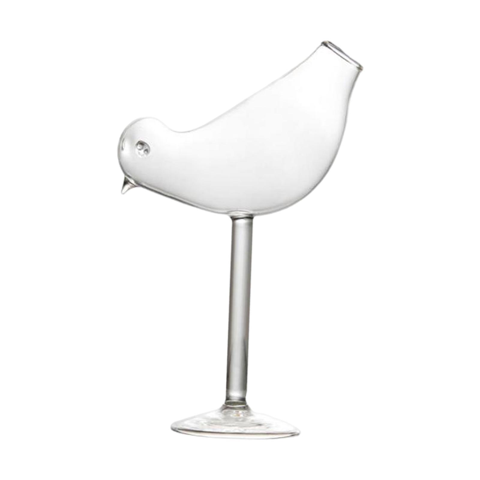 Bird Shaped Cocktail Glass juice Beverage Cups 150ml for Wedding Party