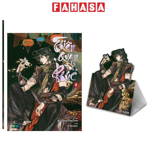 Sách - Thiên Quan Tứ Phúc - Tập 4 - Bản Đặc Biệt - Tặng Kèm Standee Giấy