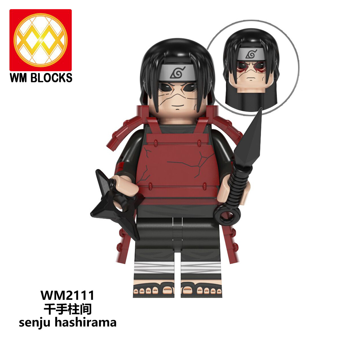 COMBO 8 Minifigures Mô Hình Nhân Vật Uzumaki Naruto Senju Hashirama Killer Bee WM6108 Mẫu Mới Ra Siêu Đẹp