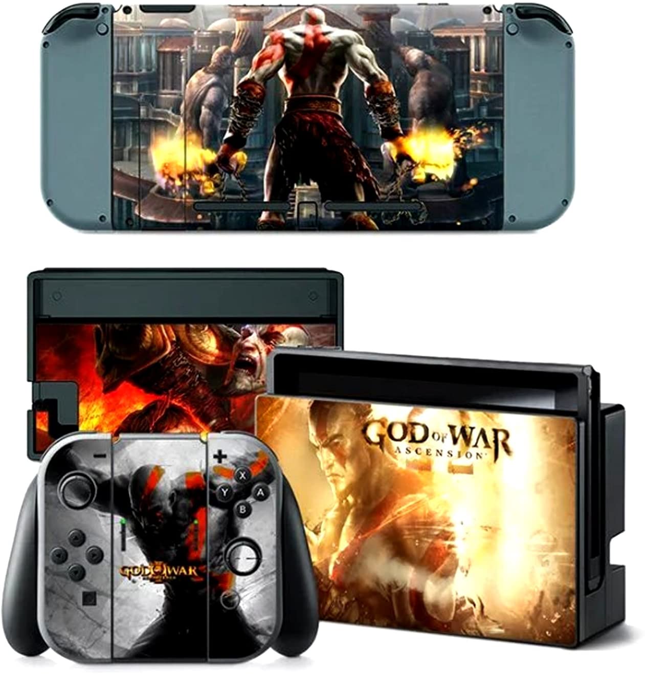 Tấm dán skin Nintendo Switch trang trí máy và tay cầm joycon giao hình ngẫu nhiên