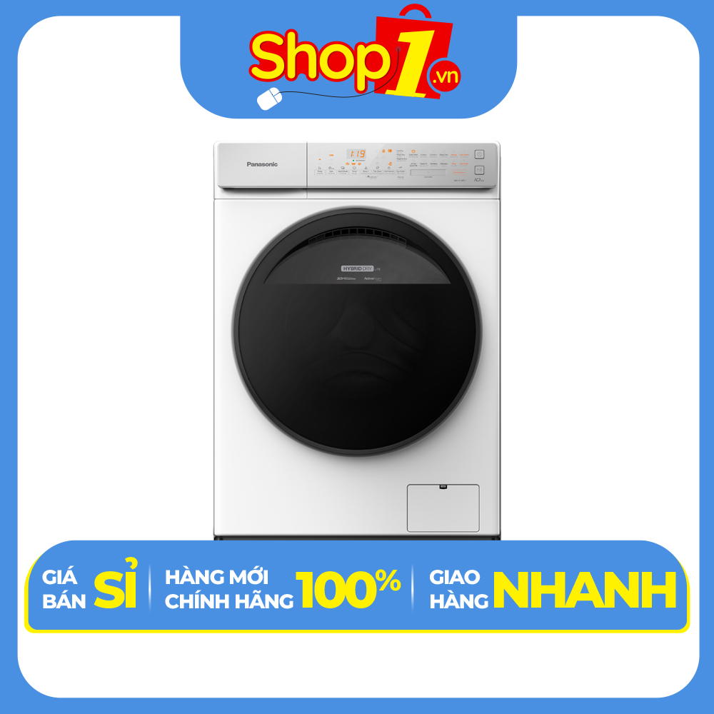 Máy giặt sấy Panasonic 10 KG NA-V10FC1WVT - Hàng chính hãng - Chỉ giao HCM