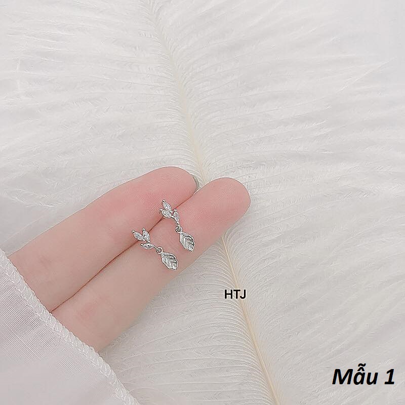 Bông tai bạc thời trang chất liệu bạc s925 MS050