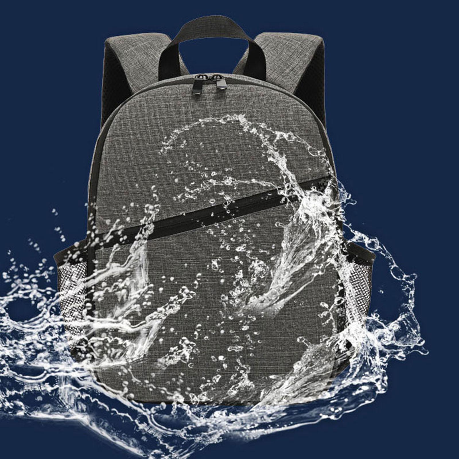 1x Waterproof Travel Camera Bag Backpack DSLR Portable for Lens Pouch Hiking