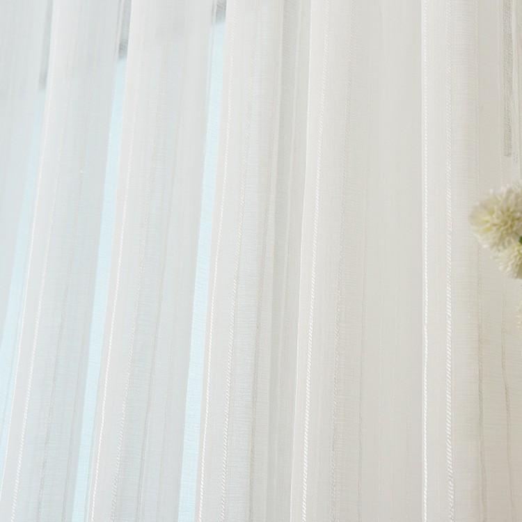 Rèm voan trắng rèm trang trí rèm treo spa SỢI ĐAN XEN nhiều kích thước