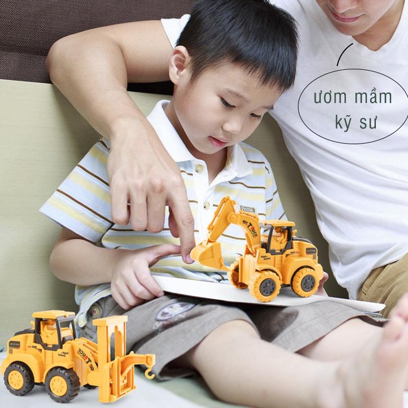 Đồ chơi xe công trình xây dựng chạy cót