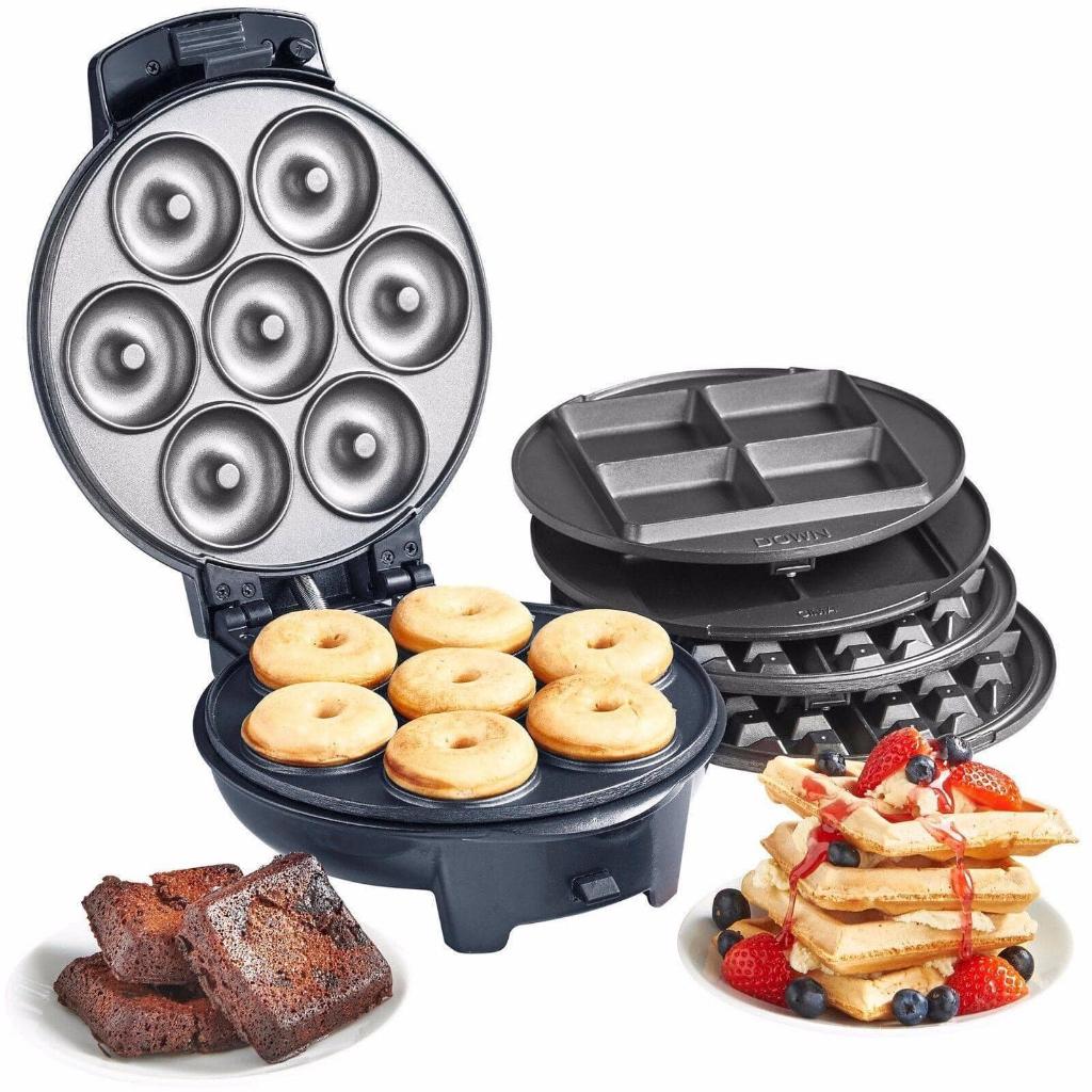 Máy Nướng Bánh Quế VONSHEF, Máy Làm Bánh Waffle, Brownie & Doughnut, Nhập Đức, BH 12 Tháng