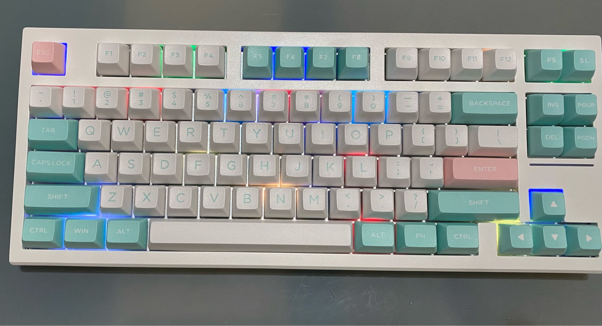 Bàn phím cơ FL-Esports FL750 SAM Polar Night/Mashmallow - Hàng chính hãng