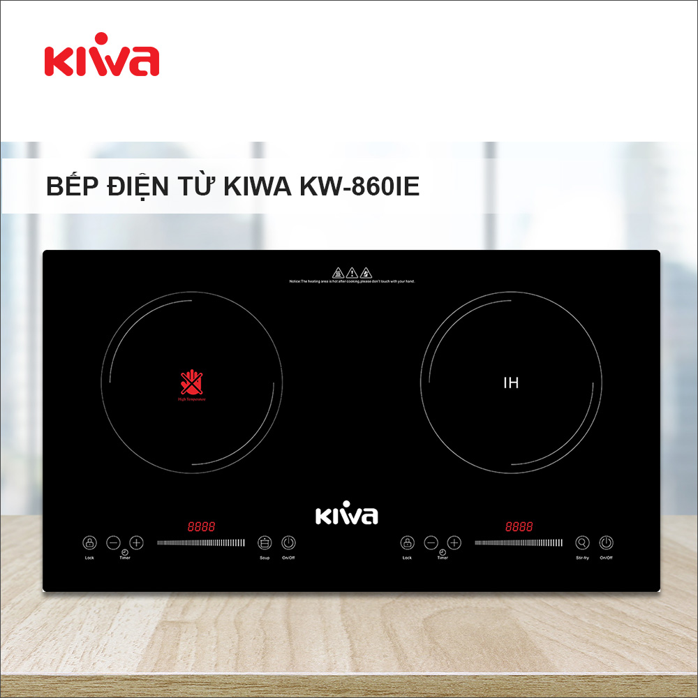 Bếp Điện Từ Kiwa KW-860IE (2800W) Bảo Hành 12 Tháng - Hàng Chính Hãng