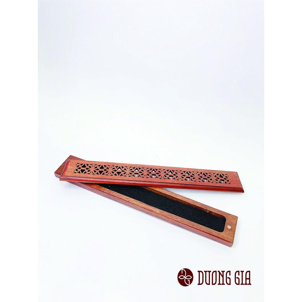 Hộp gỗ xông hương trầm không tăm của Trầm Hương Dương Gia tự nhiên không độc hại