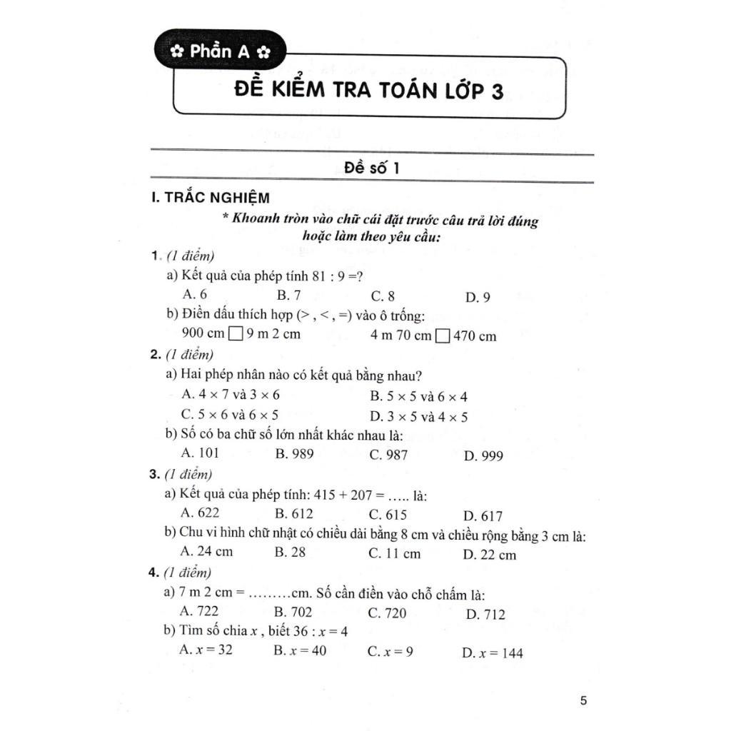 Sách - Bộ Đề Kiểm Tra Môn Toán + Tiếng Việt Lớp 3 - Combo 2 Tập - Dùng Kèm SGK Chân Trời Sáng Tạo - Hồng Ân