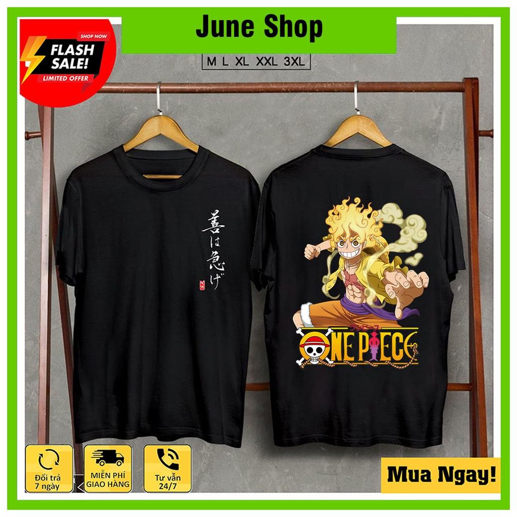 Áo phông One Piece in hình Luffy Gear 5 - BST Áo Anime Đảo Hải Tặc Siêu Đẹp, Giá Rẻ