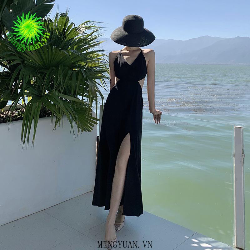 Đầm Nữ Không Tay Hở Lưng Thời Trang Quyến Rũ