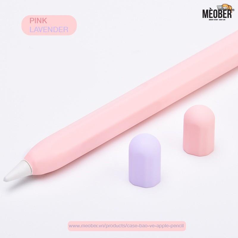 Case bảo vệ dành cho Apple Pencil thế hệ 1 và 2, chất liệu silicon cao cấp, ốp cover Apple Pencil Pastel