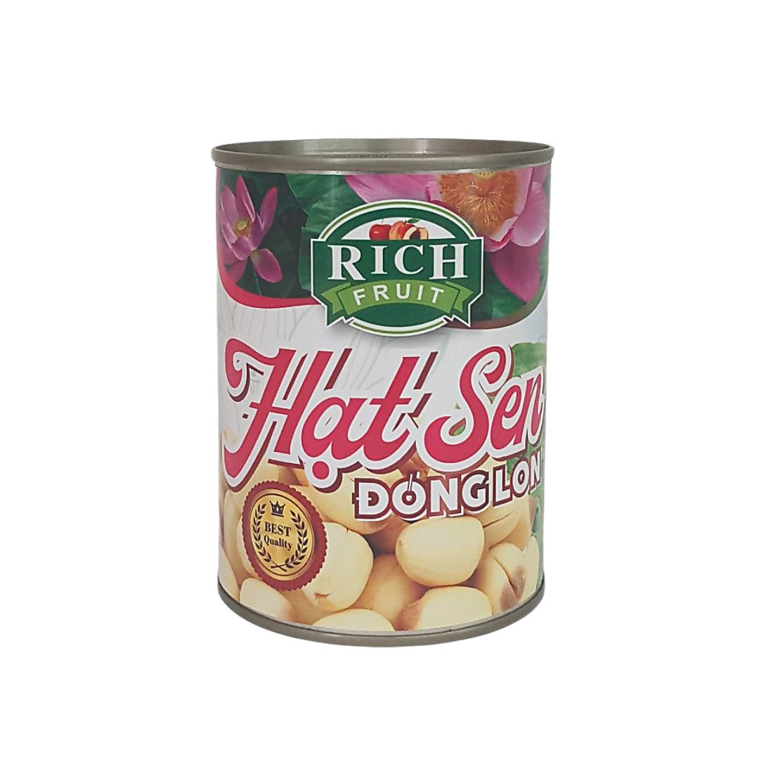 Hạt Sen Đóng Lon RICH FRUIT 565g