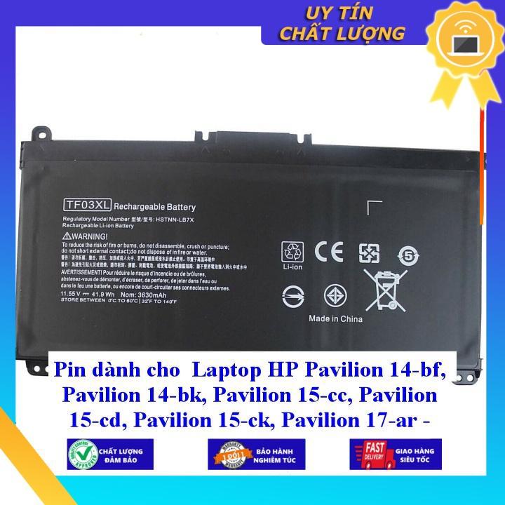 Pin dùng cho Laptop HP Pavilion 14-bf Pavilion 14-bk Pavilion 15-cc Pavilion 15-cd Pavilion 15-ck Pavilion 17-ar Hàng chính hãng MIBAT1276