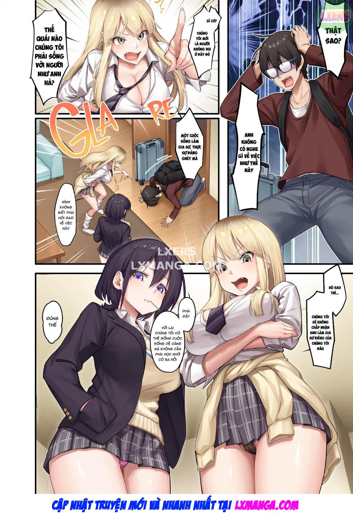 bài học tại gia với mấy em gyaru quyến rũ chapter 1 5