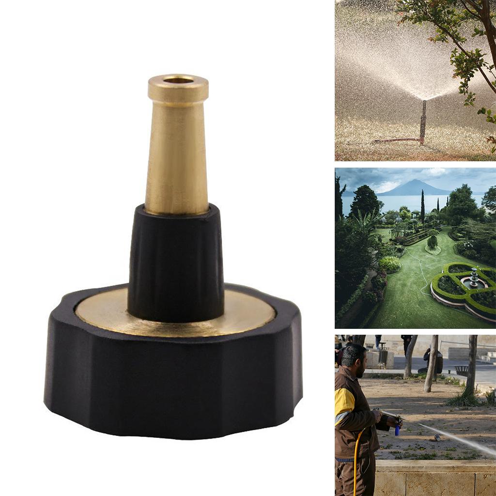 Solid Brass Heavy Duty Garden Hose Nozzle Jet Sweeper High Pressure Sprayer Nozzle
