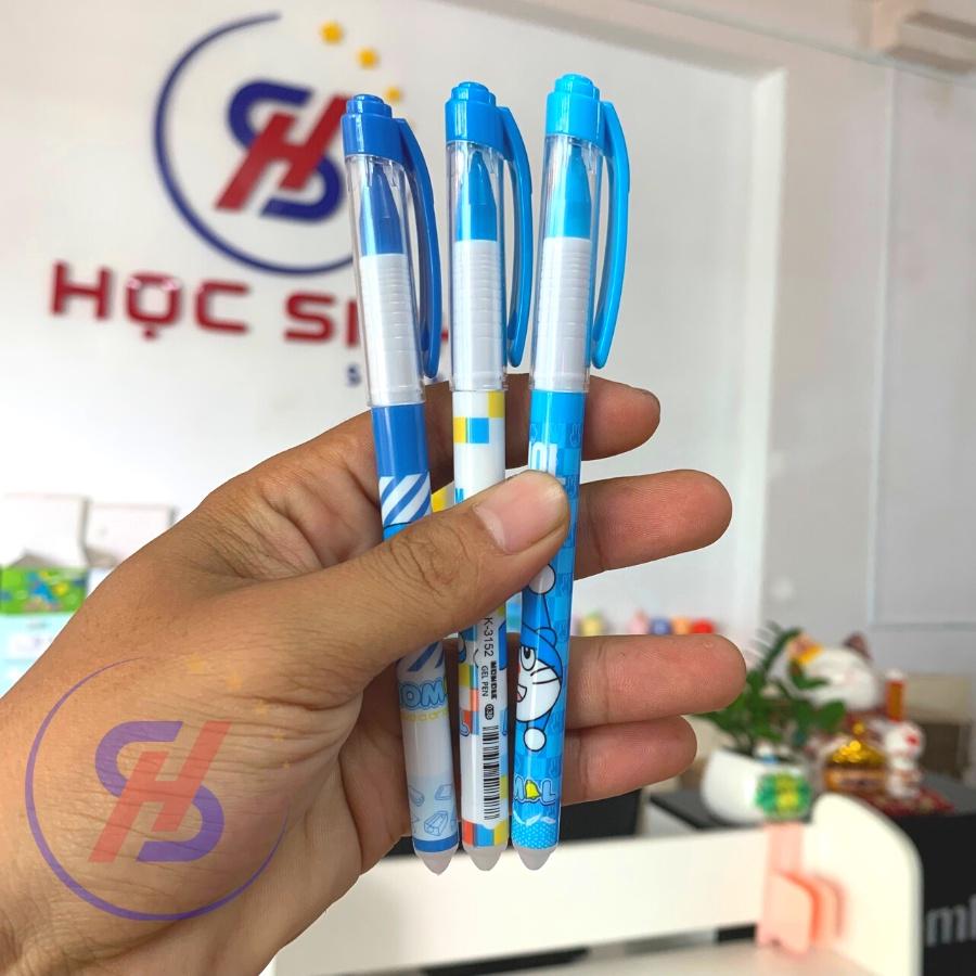 Hộp 12 Cây Viết Gel Xóa Được K3152, K3130 Mực Xanh, Tím