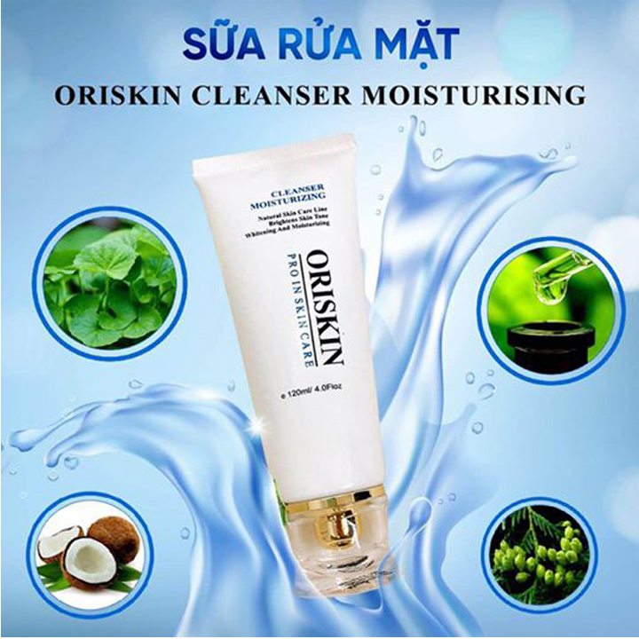 Sữa rửa mặt làm sạch da, giữ ẩm Oriskin Cleanser Moisturizing