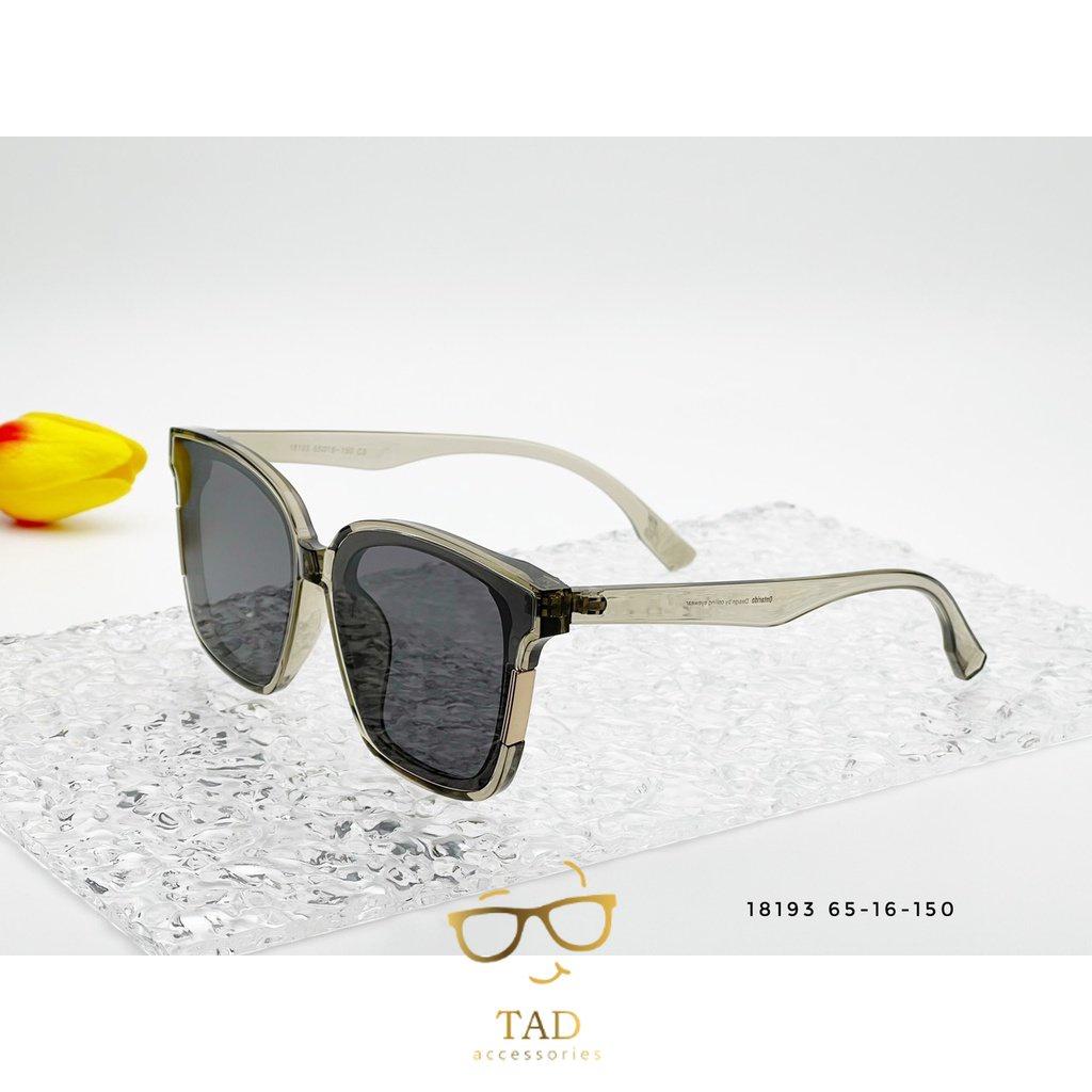 Kính mát nam nữ polazeid chống UV400 thiết kế mắt vuông dễ đeo màu sắc thời trang G 18192 TAD Accessories FS14 - Đen