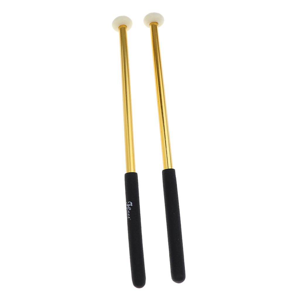 Baoblade Tốt Nhất 2 Chiếc Tay Cầm Kim Loại Trống Búa Cái Vồ cho Móc Hít Timpani Phần
