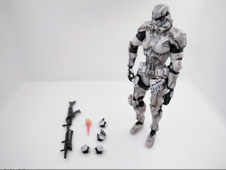 Mô Hình Khớp PA Star Wars White Soldier Stormtrooper 27cm