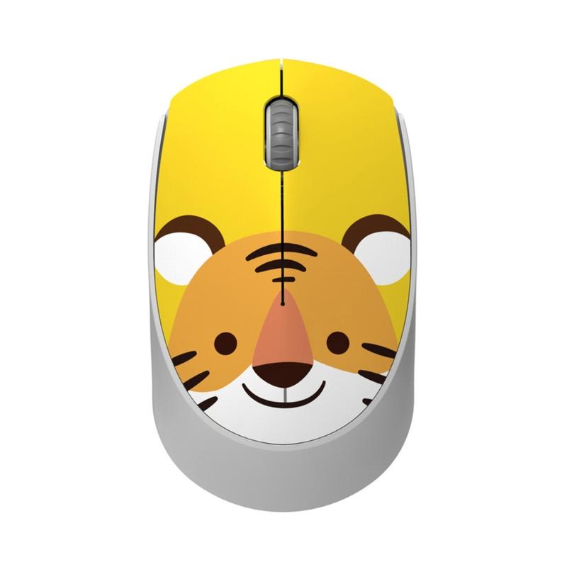 Dễ Thương Chuột Không Dây USB Sạc Mini Tặng Hoạt Hình Máy Tính Silent Click Chuột Dành Cho Trẻ Em