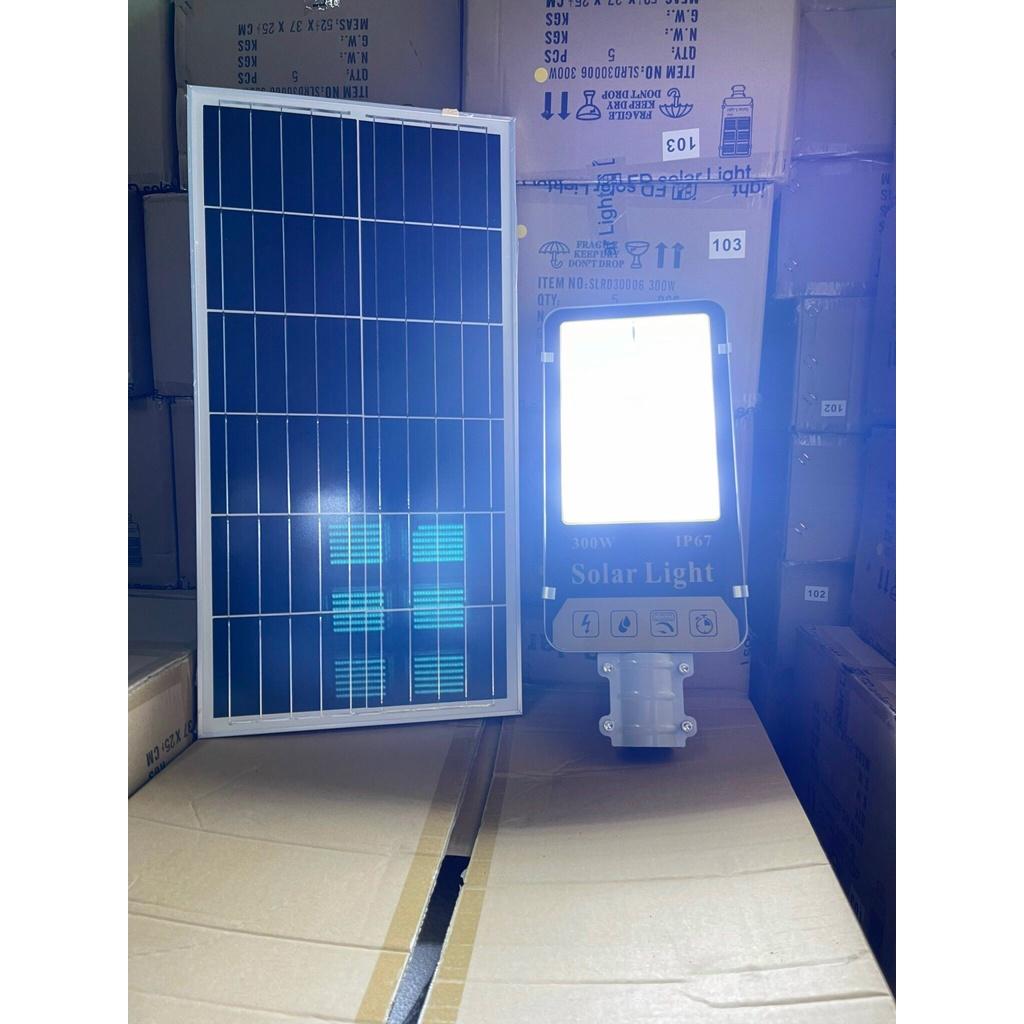 Đèn năng lượng mặt trời 300w có điều khiển từ xa solar light ip67