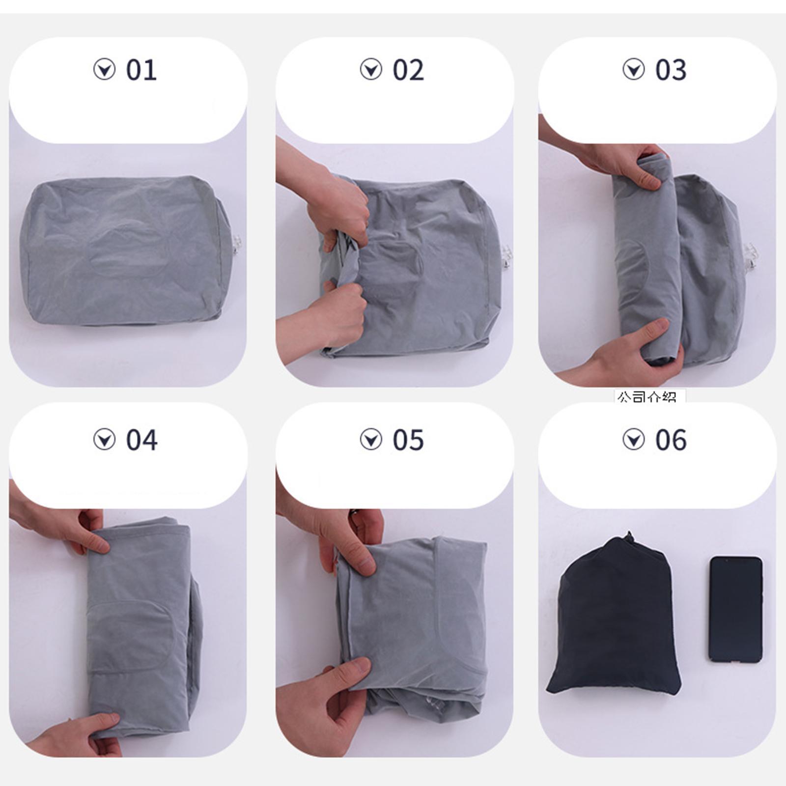 Inflatable Leg Foot Rest Foot Rest Pillow for Travel Accessory Flights Gray