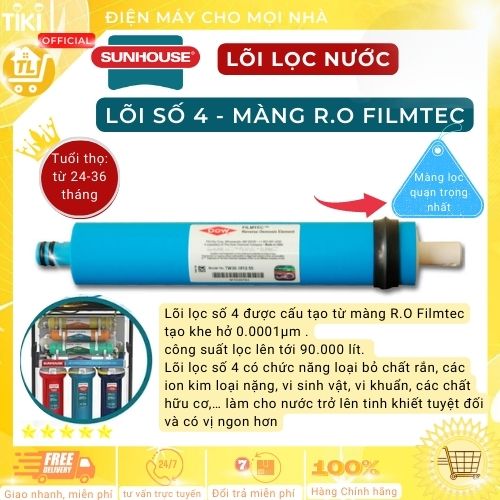 Lõi Lọc Nước Sunhouse Số 4 SHRLL4 - Hàng chính hãng