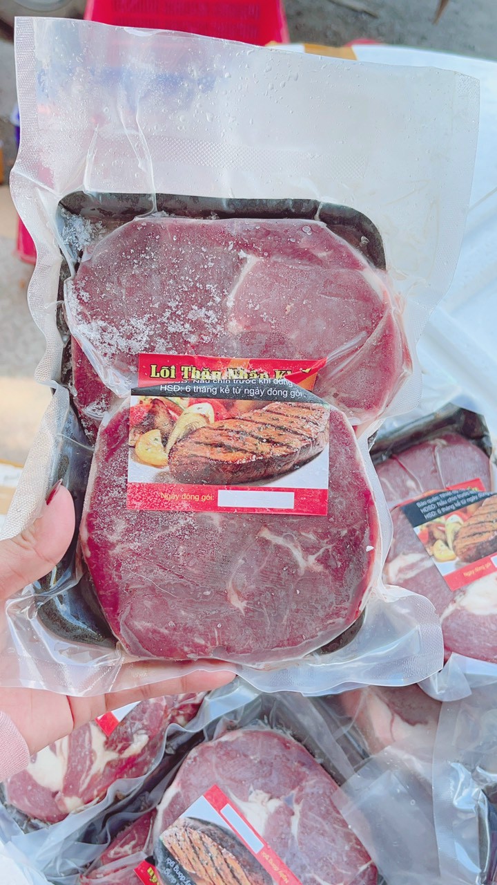 [HCM] Lõi thăn bò nhập khẩu (set 2 khay 1kg)