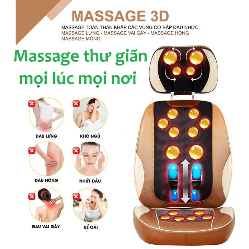 Ghế Đệm Massage Đa Điểm Cơ Thể Pad – 3DS