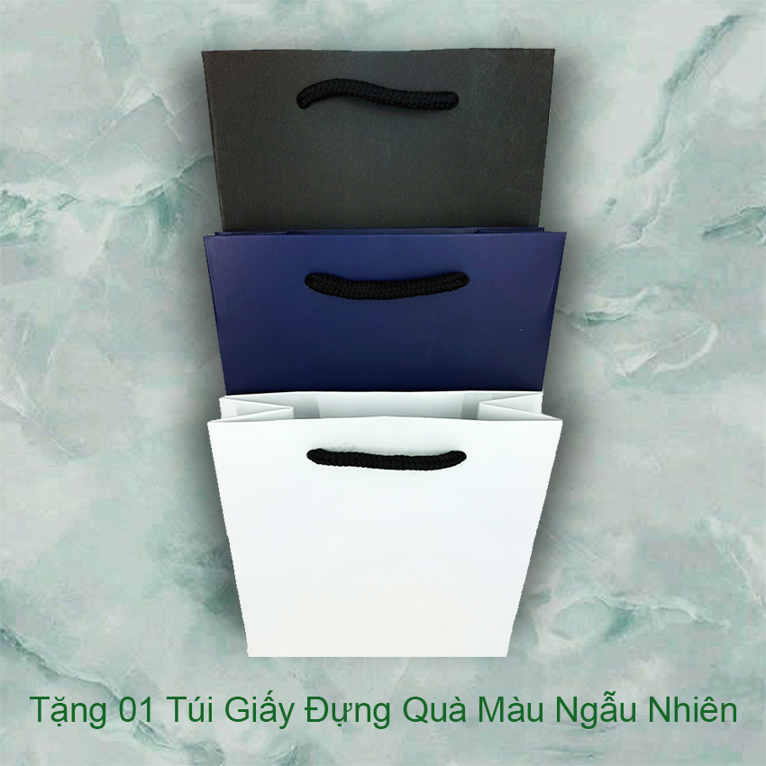 Ví nam da bò name card cao cấp KN kiểu ví đứng nhỏ gọn DB1-VI0BB5 + Tặng kèm móc khóa da bò, hộp và túi giấy đựng quà sang trọng