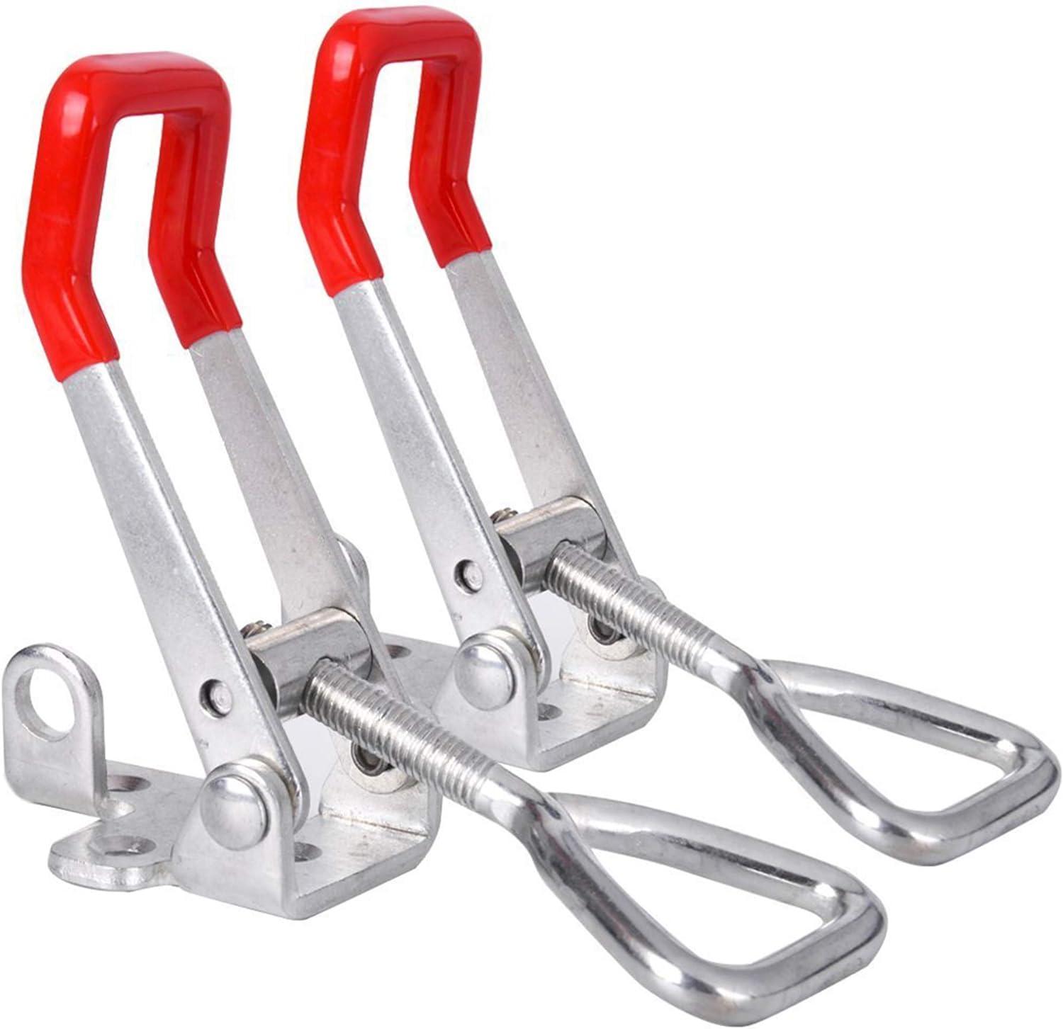 2 Chiếc Tặng Móc Kẹp Kim Loại Nhanh Chốt Kẹp Chốt 4003, Dụng Cụ Cầm Tay Phát Hành Nhanh Kim Loại Khả Năng Giữ Cửa Loại Chốt