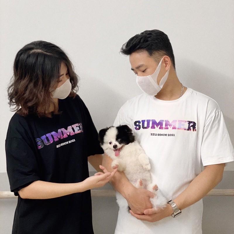 Áo phông cotton co giãn 4 chiều unisex-Summer.