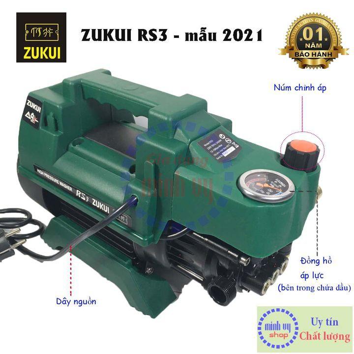 Bộ máy xịt rửa xe mini cao áp gia đình - may rua xe 2400w - máy rửa xe mini điện 220v - có thể chỉnh áp RS3