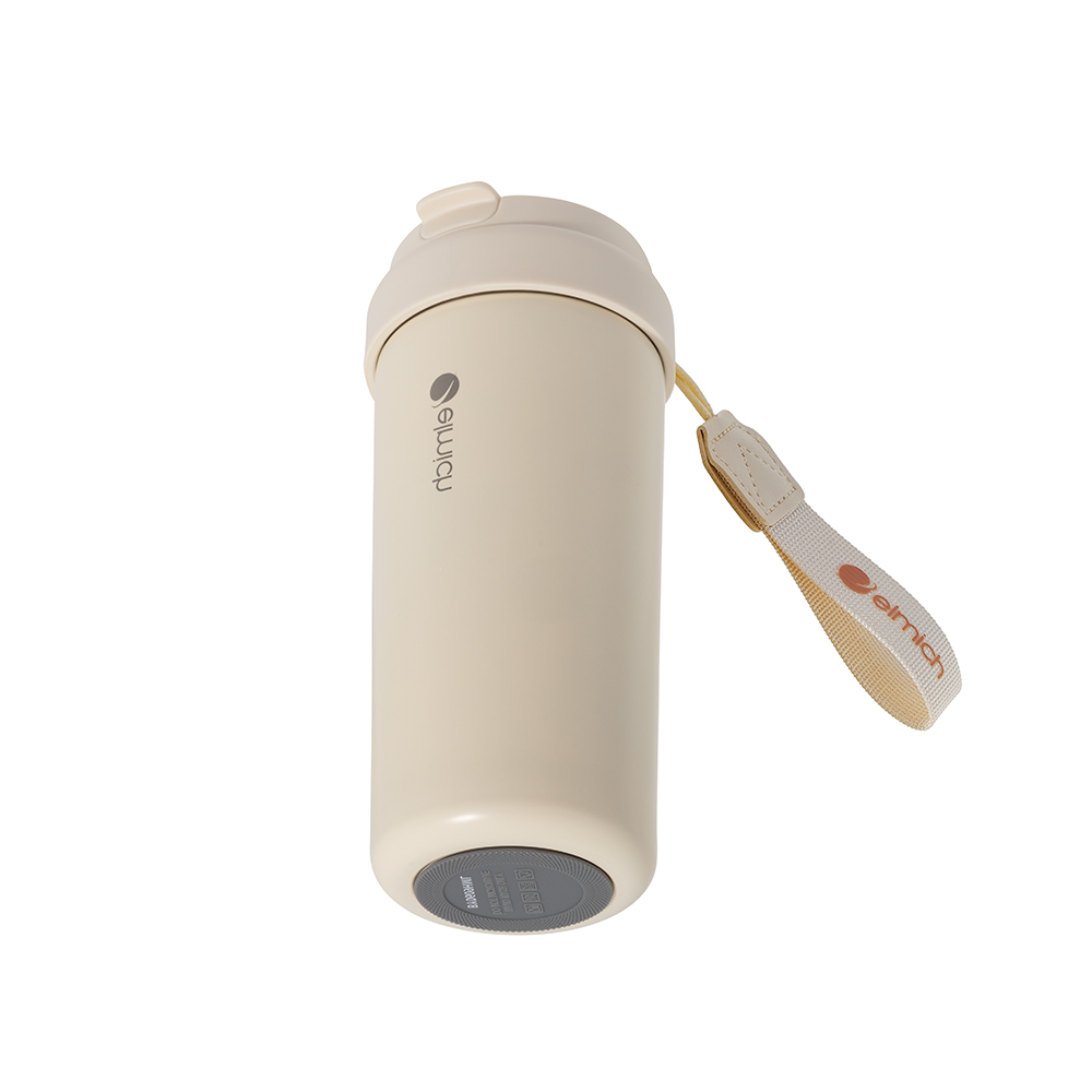 Ly Giữ Nhiệt Inox 304 Elmich EL1049 550ml, Hàng Chính Hãng, Đế Silicone, Quai Xách Tiện Lợi-JoyMall