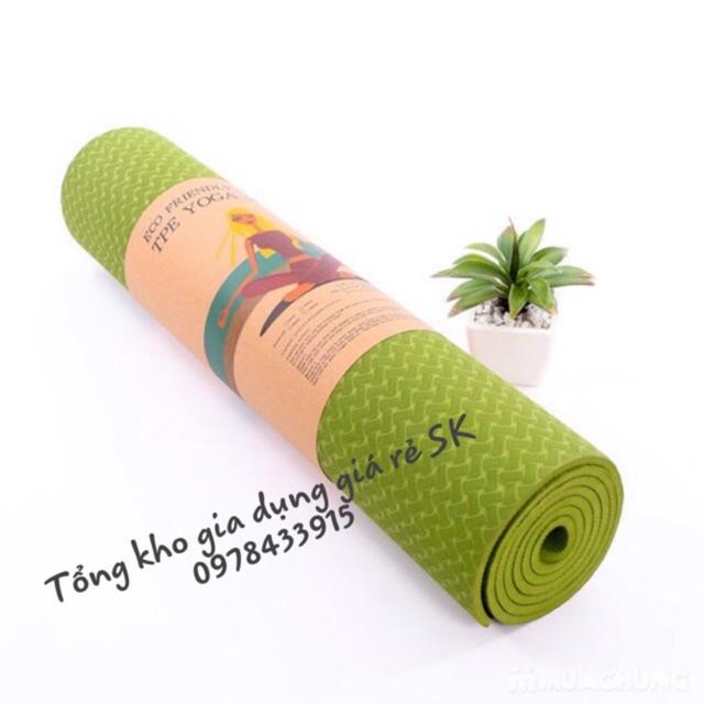 Thảm tập YOGA cao cấp 2 lớp TPE an toàn