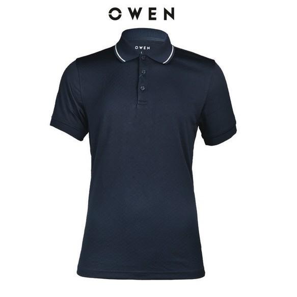 OWEN - Áo polo nam Owen màu xanh đen 22509 - Áo thun ngắn tay có cổ nam