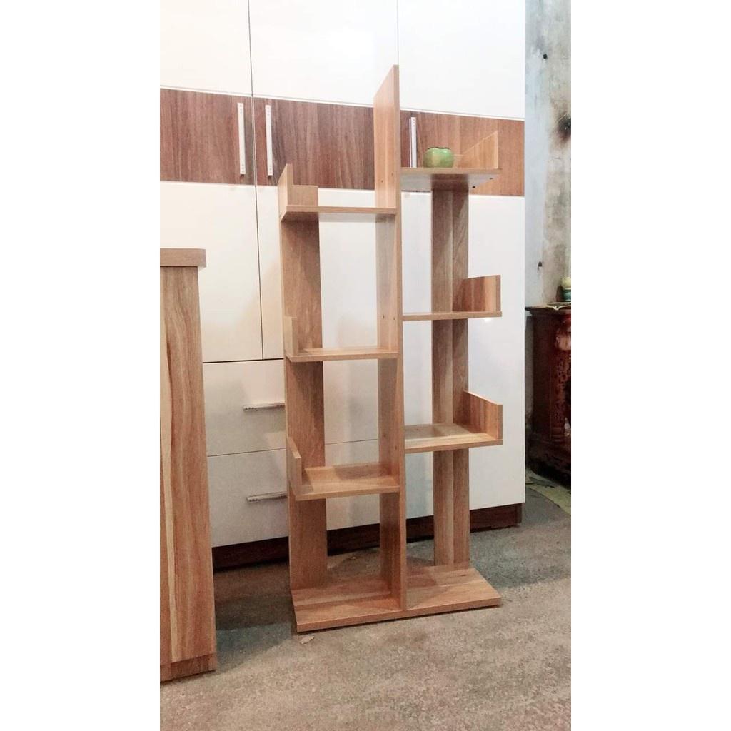 Kệ trang trí gỗ tiện ích , BH 12 tháng] , kệ đa năng để sàn xương rồng vân gỗ  kích thước 50*20*120cm, Uy tín tại Saikou