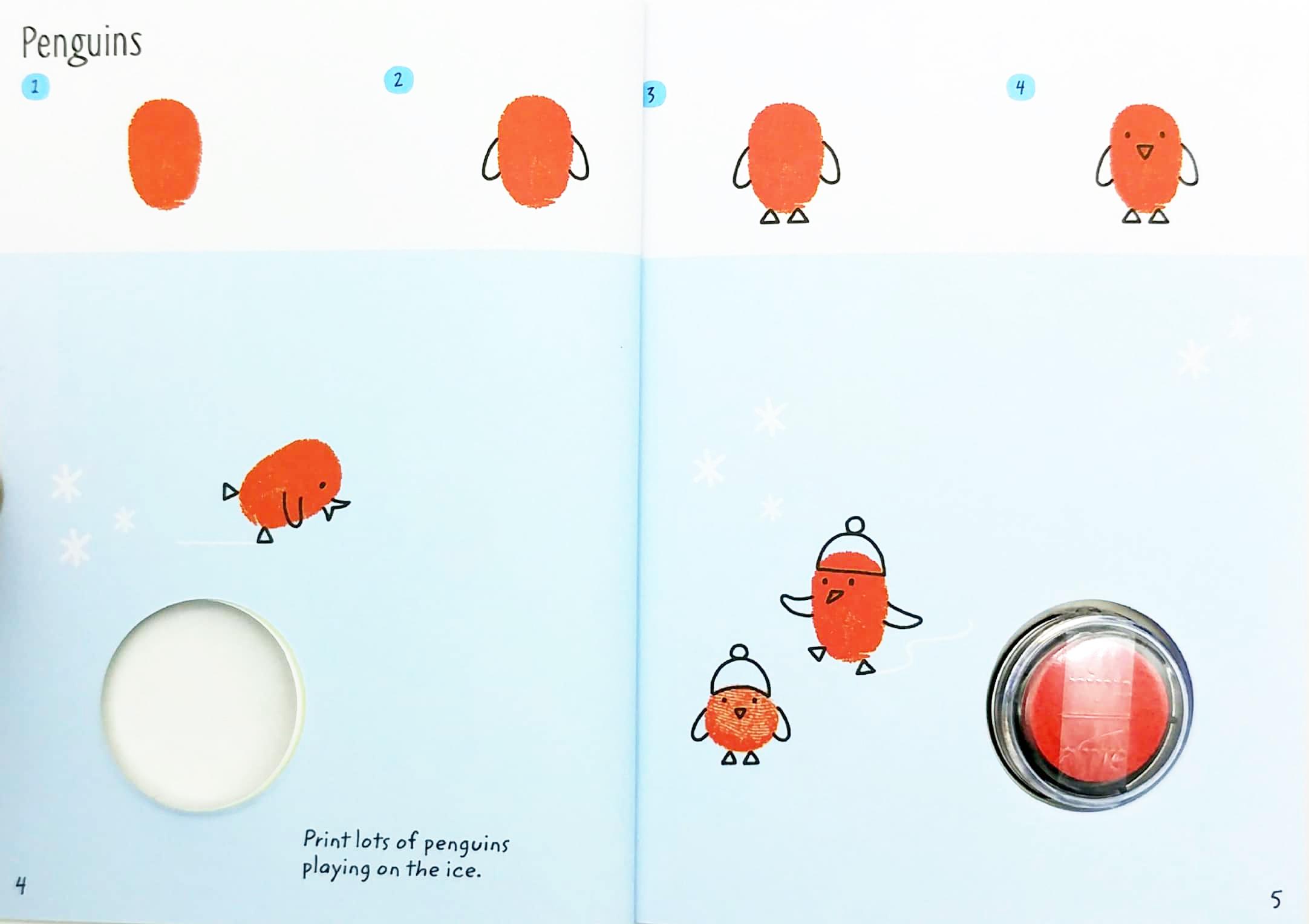 Usborne Minis: Finger Printing Christmas