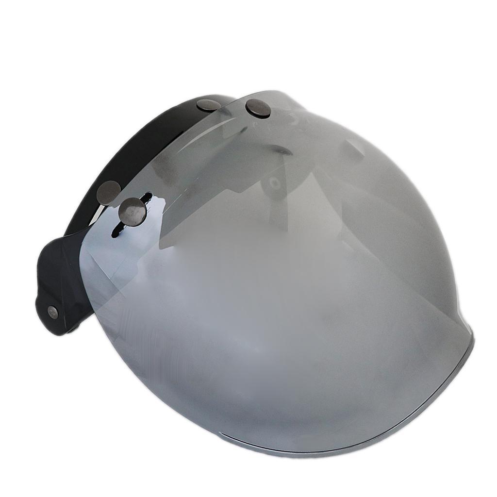 Motorcycle 3 Snap Helmet Visor Shield Flip Up Down Lens for Harley